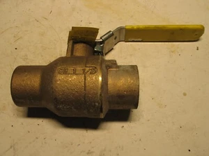 NUOVA APOLLO 70-207-27 SALDATURA SUDORE 1-1/2" VALVOLA A SFERA BRONZO 600WOG P9023 - Foto 1 di 5