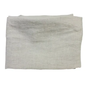 Pottery Barn Belgian Flax Linen Unlined Curtain Drape FLAX 50”x96” NO HOOKS - Picture 1 of 4