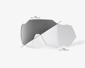 100% Speedtrap Replacement Cycling Lens - Photochromic Clear/Smoke - Picture 1 of 1