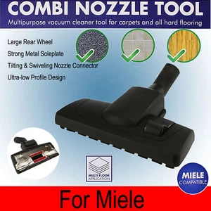 Floorhead Brush Nozzle Tool For Miele Vacuum Cleaner S8360 S8520 S8790 S7580 - Picture 1 of 8