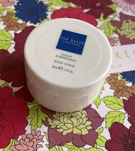 TED BAKER LONDON VIOLET & BERGAMOT BODY SCRUB exfoliate Smooth Soft Skin - Picture 1 of 3