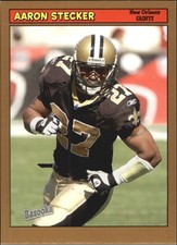 2005 Bazooka Gold New Orleans Saints Football Card #67 Aaron Stecker