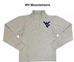 Liv Casual Women's NCAA Long Sleeve Fleece Lined Pullover Top XL W Virginia Gray - Picture 1 of 5