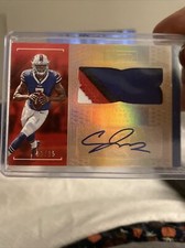 2016 Donruss Signature Series GOLD RC Rookie Patch Auto Cardale Jones #3/15🔥