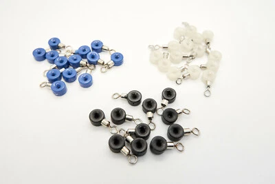 Polea giratoria para hacer plataformas de pesca marina clips de polea cuentas deslizantes Foto 1 de 2