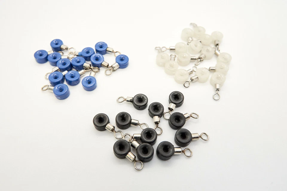 Polea giratoria para hacer plataformas de pesca marina clips de polea cuentas deslizantes Foto 1 de 2