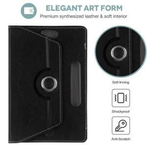 Universal Leather Case Cover Flip Stand Wallet For 7In Tablet Pad S2G1 V5S3 - Picture 1 of 10