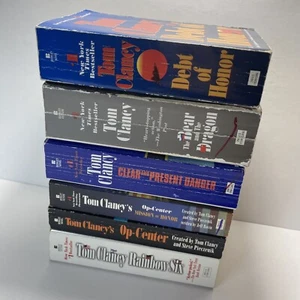 Tom Clancy Books Bundle (Lot of 6) - Paperback - Photo 1/4
