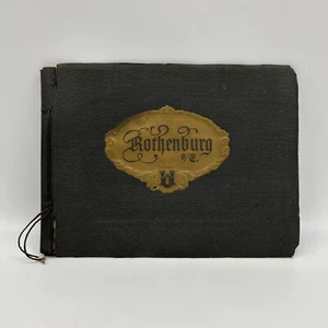 VINTAGE Rothenburg Germany Book 1928 Photo Album Art Prints Love Letters WWII - Picture 1 of 24