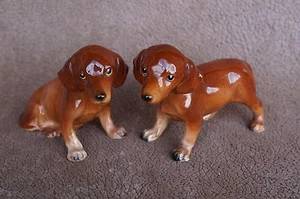 Vintage Bone China/Keramik DACKEL Hund NORCREST Lot E - Bild 1 von 11