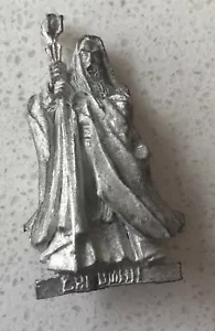 Saruman with Staff RARE Unpainted metal model Lord of the Rings - Picture 1 of 1