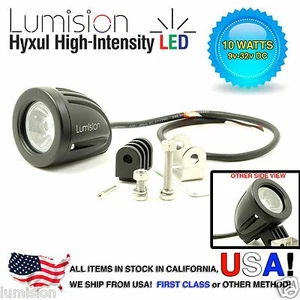 Lumision Hyxul 10W 2" Round Spot High Intensity LED Light Fog Lamp Truck RV - Picture 1 of 9