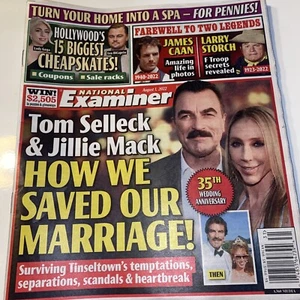 National Examiner Mag Tom Selleck Hollywood Biggest Cheapskates James Caan. A - Foto 1 di 5