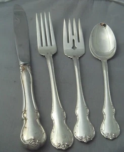 Towle French Provincial Sterling Silver Four 4 Pc. Piece Setting Modern Blade - Picture 1 of 1