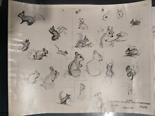 Disney's "Bambi" 1942 A. Original Photostatic Model Sheet