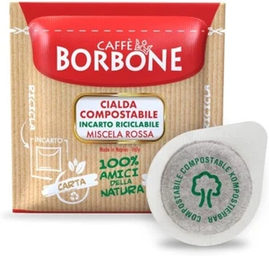 CAFFE BORBONE | CIALDE | 300 CIALDE MISCELA ROSSA | 2 CONFEZIONI DA 150 CIALDE | - Foto 1 di 3