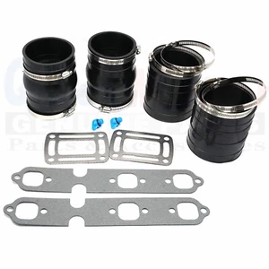 Marine Engine Exhaust Components Bellows and Gasket for OMC 4.3L GM 262 CID V6 - Picture 1 of 7