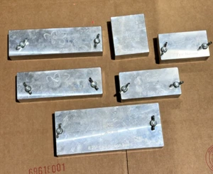 6pc Assorted Fishing Lure Molds Epic Sucker Nugget Ribbon Swim Aggro Pud Eye - Picture 1 of 13