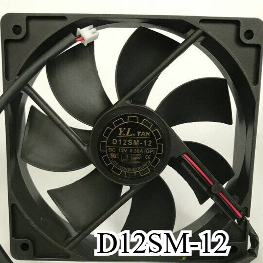 1PCS Yate Loon D12SM-12 120*120*25MM DC 12V 0.30A 2Pin Cooling Fan Fast Delivery - Image 1 of 1