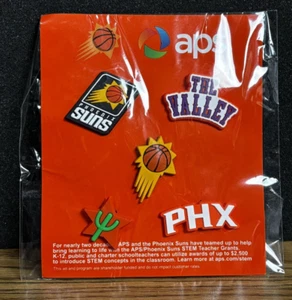 NBA Phoenix Suns Basketball Special Edition Crocs Shoe Charms Jibbitz - 5 Pieces - Picture 1 of 2