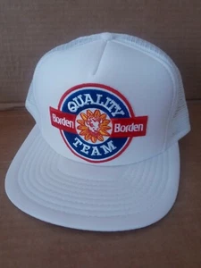 De colección Elsie Cow Logo Borden Leche y Helado Lácteos Camionero Sombrero Malla Snapback - Imagen 1 de 5