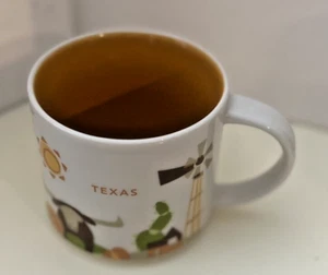 Starbucks You Are Here Collection TEXAS USA Ceramic Coffee Mug Large 2015 - Picture 1 of 6