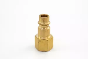 Adaptador de acoplamiento neumático de conexión rápida OP20F/B hembra roscada 1/4" (latón) - Imagen 1 de 6