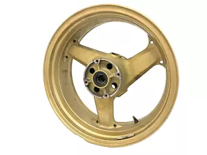 Kawasaki 2002-2005 ZX12R ZX1200 Ninja OEM Rear Wheel Rim GOLD - STRAIGHT * - Picture 1 of 12