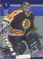 2001-02 (BRUINS) Between the Pipes He Shoots-He Saves Points #3 Byron Dafoe 1pt.