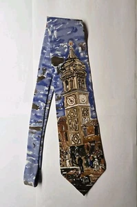 Corbata Tango para hombre corbata seda artistas famosos serie #1 Maurice Prendergrast 54" - Imagen 1 de 6