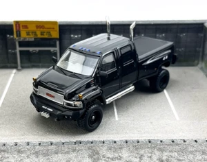 EY GOC 1:64 Black Top kick C4500 Muscle Pickup Truck Model Diecast Display Car - Picture 1 of 13