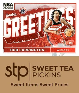 2024-25 Hoops Winter #11 Bub Carrington Rookie Greetings - Picture 1 of 2