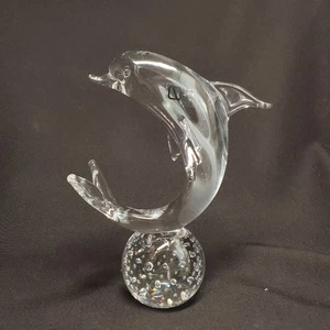 FIGURINA SCULTURA DELFINO VETRO ARTISTICO V. NASON & CO. MURANO ITALIA - Foto 1 di 15