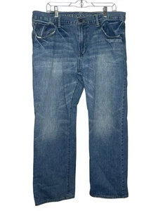 American Eagle Original gestreifte Herrenjeans Größe 36x30 helle Waschung - Bild 1 von 10