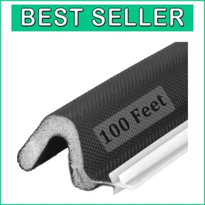 High-Quality 100ft Door Seal Strip - Waterproof and Soundproof Weather Stripping - Picture 1 of 9