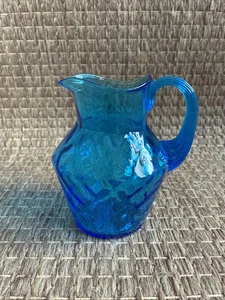 Fenton Colonial Blue Diamond Optic Krug Ribbed Handle - Bild 1 von 7