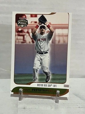 2002 Fleer Focus Jersey Edition Manny Ramirez /124 - Image 1 of 2