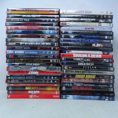 HORROR THRILLER FSK 18  DVD Sammlung Underworld Frank Blade Bad 45x DVD SEHR GUT - Bild 1 von 3
