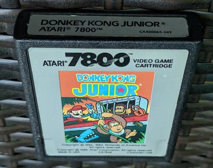 Videojuego Atari Donkey Kong Junior 7800 - FUNCIONA PROBADO Foto 1 de 1
