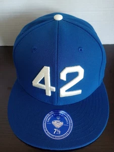 Jackie Robinson #42 Brooklyn Dodgers Ebbets Field Flanellmütze 7 3/8 - Bild 1 von 9
