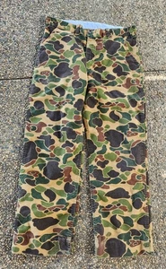 Vintage Saftbak Duck Camo Cargo Pants Men’s Size 32x28 Hunting - Picture 1 of 6