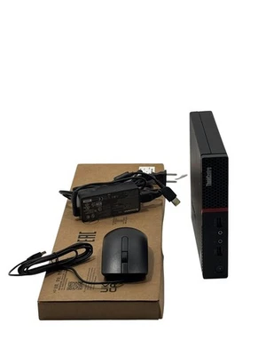 Lenovo ThinkCentre M715q AMD Ryzen 5 Pro 2400GE 8GB Ram 256GB SSD Wifi - Image 1 of 4