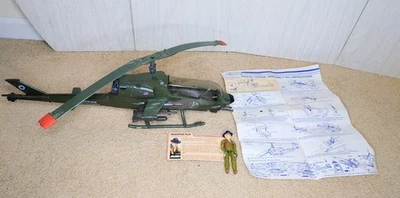 Vth 1983 DRAGONFLY XH-1, G.I Joe Hasbto con manuales y factura salvaje. Completo  Foto 1 de 4