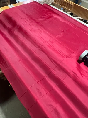 Scarlet Red 200D Waterproof Coated  60" Nylon Fabric Mid-weight - Image 1 of 4