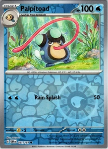 Palpitoad 051/197 | Obsidian Flames | Common | NM Reverse Holo Pokémon Card - Picture 1 of 1