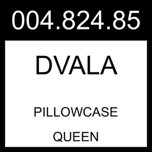 IKEA DVALA Pillowcase Light Gray 2 Pack Queen 004.824.85 - Picture 1 of 1