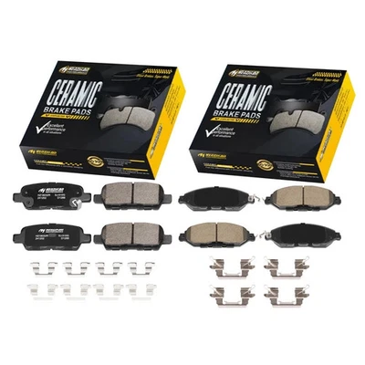 Front Rear Ceramic Brake Pad for 2013-2018 2019 2020 2021 Nissan Pathfinder 3.5L - Image 1 of 4