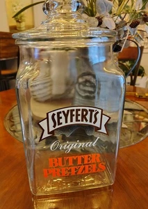 VINTAGE SEYFERTS ORIGINAL BUTTERBREZEL GLAS GLAS - Bild 1 von 5
