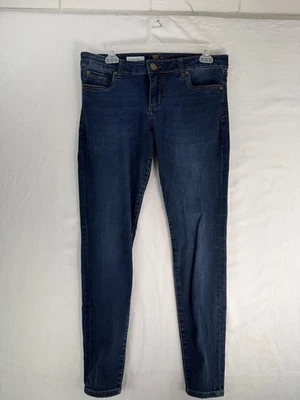 Pantalones de mezclilla Kut From The Kloth para mujer 8P azul palillo de dientes ajustados pequeños elásticos Foto 1 de 4