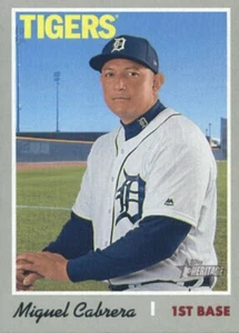 2019 Topps Heritage SP #472 Miguel Cabrera Tigers - Picture 1 of 1